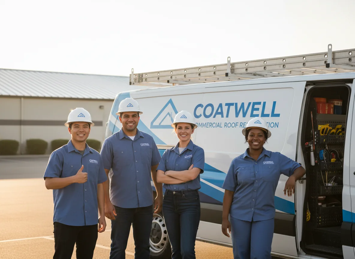 Commercial roof coating company in New Braintree, MA